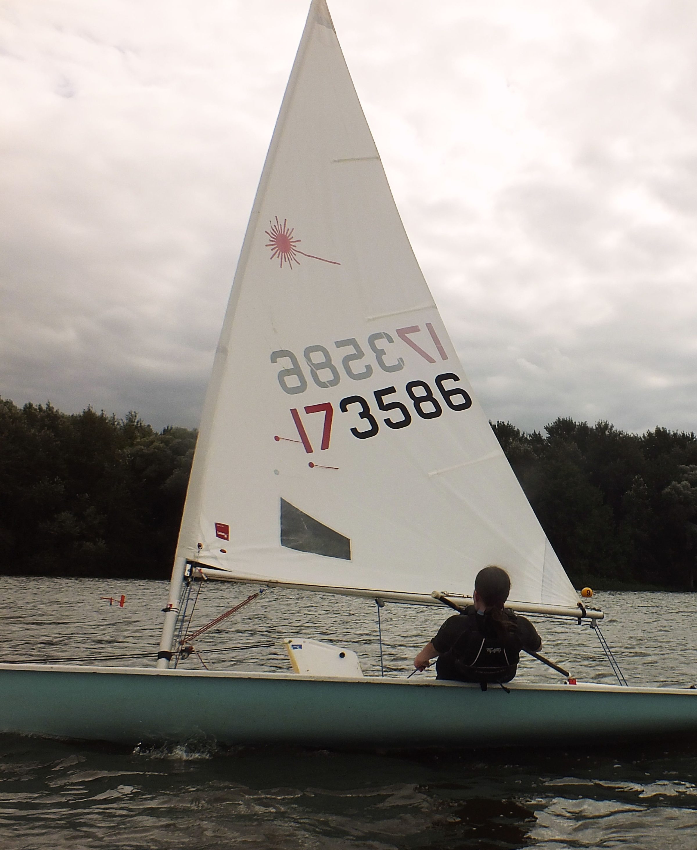 Youth sailing at Middle Nene